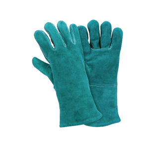 Nuevos guantes de soldadura de cuero de alta durabilidad, guantes ergonómicos de Palma de pistola para un rendimiento óptimo, guante de cuero de ajuste personalizado ajustable - Product Image 4