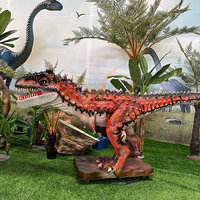 Modèle de dinosaure animatronique électrique d'intérieur simulé de dinosaure animatronique pour les centres commerciaux Parcs d'aventure Aéroports Garderie