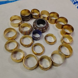 Best Design Multi-Color Resin Napkin Ring Set Multi-Shape Tableware for Home & Restaurant Kitchen New Style Dinnerware - Product Image 2