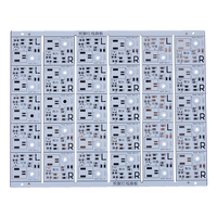 Carte de circuit imprimé en aluminium blanc à 1 couche pour éclairage de plancher automobile, fabricant de circuits imprimés sur mesure