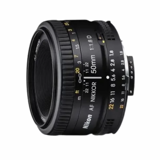 50mm Prime Lens F Mount Autofocus Compatible with Nikon DSLR Cameras for Portrait and High Clarity Images