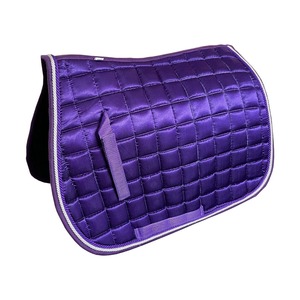 Ensemble de selle pour cheval en gros, fournisseur équestre, coussinets assortis, ensembles de bottes, course de chevaux, mousse en coton satinée, selle pour cheval - Product Image 1