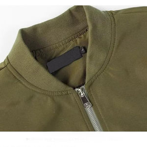Top tendance 2025 Minimal hommes veste légère décontracté printemps automne coupe-vent Bomber fermeture éclair manteau fabricant - Product Image 5