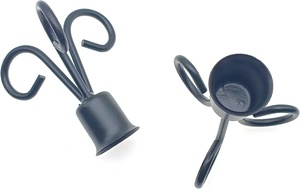 เชิงเทียนโลหะแบบโมเดิร์นฐานลวดบิดแบบตั้งโต๊ะของตกแต่งบ้านเชิงเทียนสินค้าใหม่ - Product Image 4