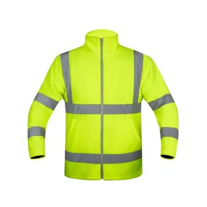 Veste polaire haute visibilité personnalisée, vêtements de travail, sweats à capuche et sweat-shirts promotionnels - Product Image 4