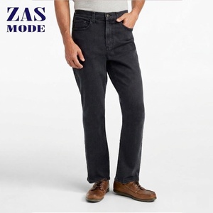 Nuevos Jeans de Mezclilla Azul Claro para Hombre, Corte Holgado, Algodón/Spandex, Cintura Media, 5 Bolsillos, Presillas para Cinturón, Parche con Logotipo, Resistentes al Viento y Transpirables - Product Image 1