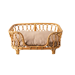 Producto más vendido camas de ratán natural para mascotas para perros sofá de ratán clásico handwicker de mayoristas de Vietnam - Product Image 2