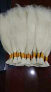 Extensions de cheveux vierges Remy de qualité supérieure, luxueuses, résistantes à la chaleur, sans couture, sans nœuds, haute densité, pour tête entière, lisses ou ondulées - Product Image 2