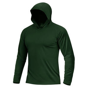 MOVATEXTILE Top Trending Sudaderas con capucha de manga larga para hombre Protección solar Sudadera con capucha atlética de secado rápido Ligero en precio al por mayor - Product Image 2