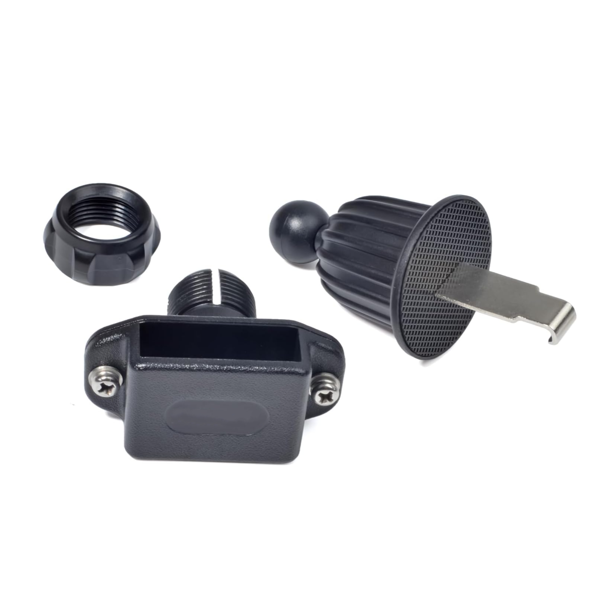 Support de voiture  clip pour talkie-walkie Motorola BaoFeng - Noir