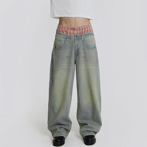 2026กางเกงยีนส์ขาบานสำหรับผู้ชาย, กางเกงยีนส์ลำลองทรงหลวมพอดีตัว - Product Image 3