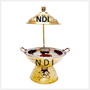 Top Trending Golden Antique Finishing <b>Food</b> Warmer Chafing Dish Royal Wedding <b>Party</b> Catering Service Equipment Chafing Dish - Product Image 1