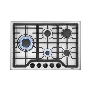 Estufa de Gas de Alto Rendimiento de 30 Pulgadas y 5 Quemadores en Acero Inoxidable ROBAM-G513-Disponible-en-Stock - Product Image 1