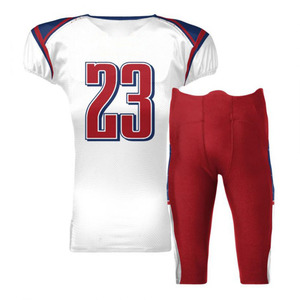 Venta al por mayor personalizado transpirable impreso manga corta uniforme de fútbol americano con logotipo personalizado para uso en equipo todos los tamaños nueva llegada - Product Image 2