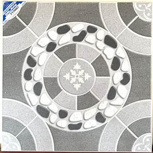 Carreaux de céramique carrés modernes antidérapants, finition en sucre mat, antibactérien résistant aux taches, pour sols intérieurs et extérieurs solides - Product Image 6