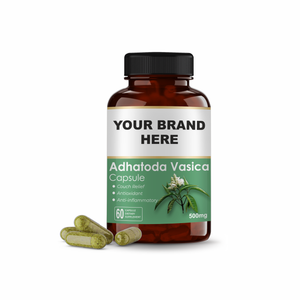 Capsules de poudre pure et naturelle Adhatoda Vasica | Suppléments de santé | Capsules d'extrait - Product Image 1