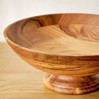 Hete Trend Houten Kom Met Voetontwerp Best Verkopend Handwerkproduct Om Thuis Thee Tafel Beste Kwaliteitsproducten Te Versieren