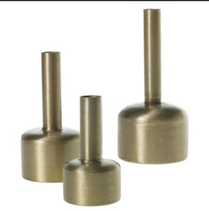 ชุดแจกันดอกไม้อลูมิเนียม2ชิ้นดีไซน์ทันสมัยที่วางดอกไม้โลหะสีเงินสำหรับตกแต่งบ้านและโรงแรม - Product Image 6