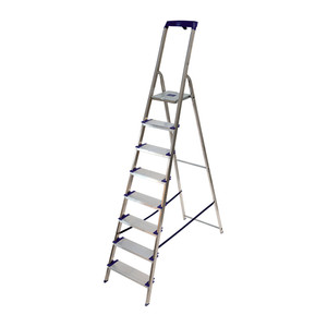 Scala a Pioli Maxi Gamma in Alluminio 8 Gradini - Product Image 1