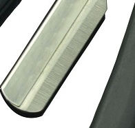 Outil d'épilation de barbier en acier inoxydable avec couteaux de rasoir à manche en bois - Product Image 3