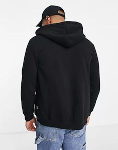 Sweat-shirts à capuche personnalisés de couleur noire pour hommes et femmes, sweat-shirt à fermeture éclair intégrale |   OEM personnalisé en gros aux États-Unis - Product Image 2