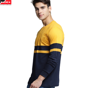 Nouvelle arrivage de T-shirts pour hommes de grande taille et lourds 100% coton personnalisé col rond manches longues qualité supérieure respirant séchage rapide décontracté - Product Image 2