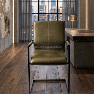 Chaise de bureau moderne avec siège et accoudoirs ergonomiques pour un bureau à domicile et des environnements professionnels productifs - Product Image 1