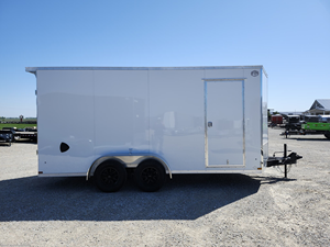 2027 US Cargo 7x16 Enclosed Cargo <b>Trailer</b> Contractor Landscaping Equipment Hauler Tandem Axle V-Nose <b>Trailer</b> 84" Height for sale - Product Image 2