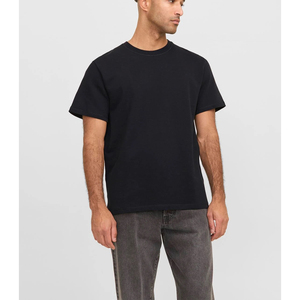 เสื้อยืดโอเวอร์ไซส์คุณภาพสูง ผ้าคอตตอน 100% คอกลม ทรงยูนิเซ็กซ์ เสื้อยืดเปล่าสไตล์วินเทจ ทรงหลวมไหล่ตก เสื้อยืดทรงบ็อกซี่ รับผลิตแบบ OEM - Product Image 5