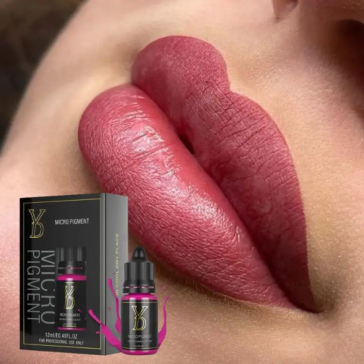 Wenshen Aanpasbare Opties Natuurlijke Ingrediënten Lip Tattoo Vloeibare Permanente Make-Up Pigment Yd Tattoo Inkt