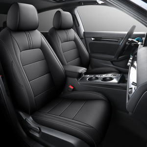 ปลอกหุ้มเบาะรถยนต์หนังสีดำสุดหรู ดีไซน์ทันสมัย สำหรับ Honda HR-V ปี 2016-2026 ระบายอากาศได้ดี อุปกรณ์ตกแต่งภายในรถยนต์ - Product Image 1
