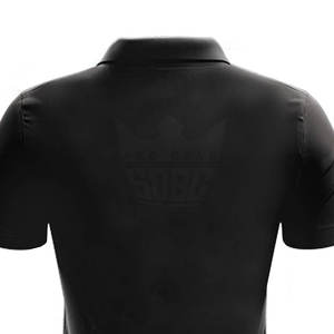 Chemises de golf pour hommes avec logo personnalisé, sublimation, séchage rapide, respirantes, polyester/coton uni, écologiques - Product Image 5