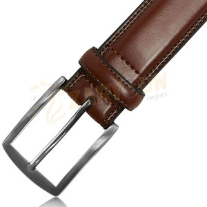 Cinturones de Cuero Genuino para Hombre de Alta Calidad ZARYOUN IMPEX, Correas Duraderas, Hebilla de Aleación con Logotipo Personalizado, Moda Casual - Product Image 6