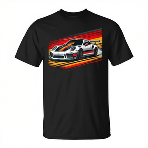 เสื้อยืดโปรโมทรถซูเปอร์คาร์เยอรมัน 911 Gt3 Rs - Product Image 2