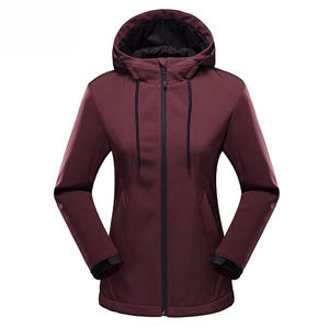 Veste polaire d'extérieur à coquille souple automne hiver hommes femmes coupe-vent imperméable chaud à capuche Couple veste - Product Image 2