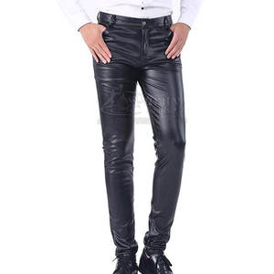 High Quality <b>Mens</b> <b>Pants</b> Low MOQ <b>Men</b> <b>Leather</b> <b>Pants</b> Winter New Arrival <b>Men</b> <b>Leather</b> <b>Pants</b> - Product Image 1