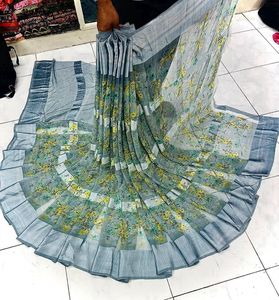 Venta caliente sudanés thoub tela de gasa Multicolor tela de gasa de poliéster fabricante al por mayor - Product Image 2