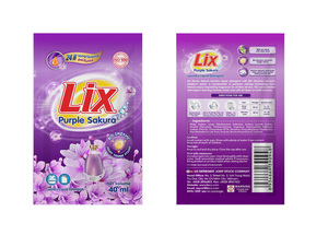 LIX 3KG Pink Sakura Laundry Detergent OEM <b>Liquid</b> Soap in 40ml Sachets Premium Pink Sakura Brand Name - Product Image 3