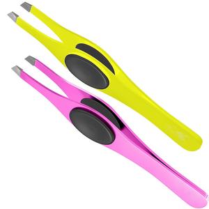 Pince à sourcils Cocos Pointe de précision en acier inoxydable Inclinée et à pointe fine pour des sourcils parfaitement formés Certifié CE ISO - Product Image 1