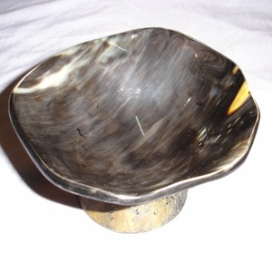 Cuenco para servir de cuerno de ágata Natural de moda hecho a mano de la mejor calidad, olla para comida, restaurante, venta de India - Product Image 1