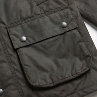 Parka de chasse imperméable pour homme, veste en coton ciré, vêtement de travail en toile respirante, manteau de travail robuste, équipement de terrain extérieur