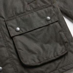 Men's Waterproof Finish Hunting Parka Cotton Waxed <b>Jacket</b> Breathable Canvas Workwear Coat Heavy Duty Outdoor Field Gear Apparel - Product Image 6