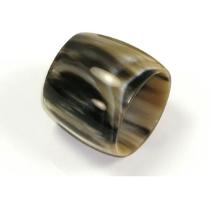 Napkin ring Horn Napkin Ring for <b>Table</b> Decoration/<b>Wedding</b> Decoration Accessories Buffalo Horn Napkin Ring - Product Image 2