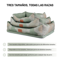 Cama para Perro de Estilo Militar, Ligera, Lavable a Máquina, Cómoda, Antideslizante, Transpirable, Duradera, con Esponja Gruesa de Fibra de Poliéster