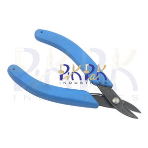 Cisaille en acier inoxydable de qualité industrielle avec ressort et poignée en plastique Longueur 127mm Fabrication de bijoux DIY Crafting Metal Cutting Shear - Product Image 5