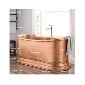 Conception fantastique baignoire en cuivre qualité exclusive taille et forme personnalisées baignoire pour la maison hôtel salle de bain utilisation - Product Image 4