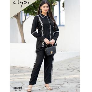 High Quality Kurti Set With Matching Palazzo for Office and Party Wear Available at Affordable Prices from India - Product Image 1