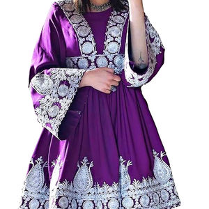 Vestido Tradicional Afgano para Mujer, Ropa Kuchi, Vestido Pashtun Pathani, Material Transpirable - Product Image 1