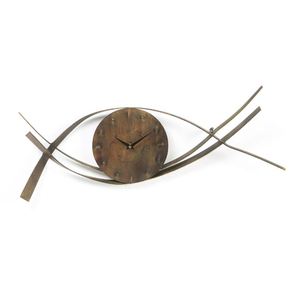 Horloge murale unique en métal en laiton AK dans une horloge personnalisée finie antique pour décor de salon/décor d'hôtel - Product Image 4