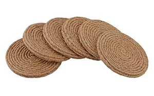 8pcs Style Classique Pur Coton Fil Armure Rond Boisson Chaude Tapis Ensemble Fournisseur de Confiance - Product Image 4